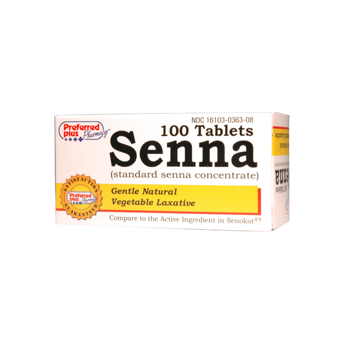 Senna  Tablets 8.6mg 100 ea
