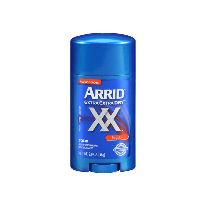 ARRID Extra Dry XX Solid Antiperspirant Deodorant, Regular 2 oz