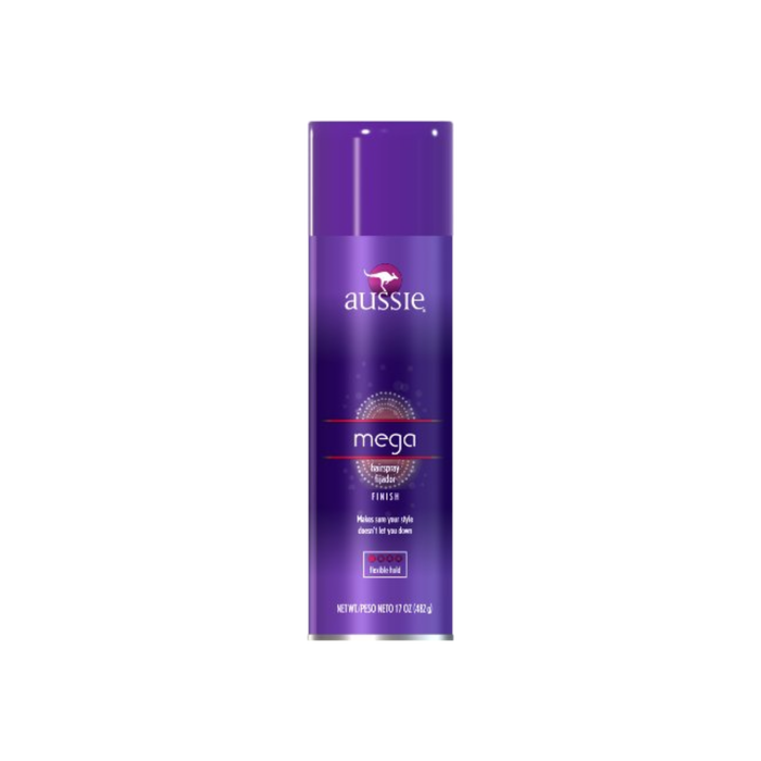 Aussie Mega Hair Spray Flexible Hold 17 oz