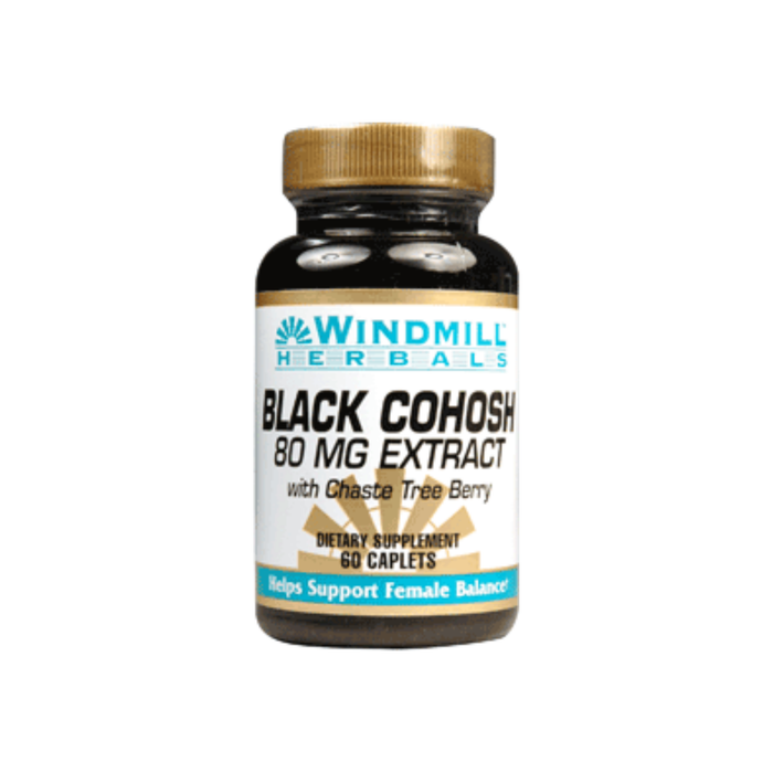 Windmill Black Cohosh 80 mg Extract Caplets 60 ea