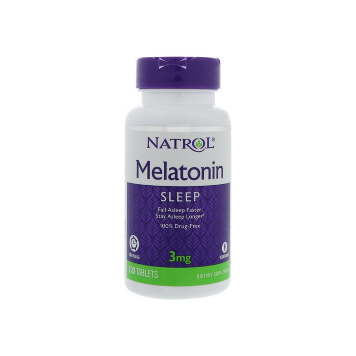 Natrol Melatonin 3 mg Sleep Time Release Dietary Supplement Tablets 100 ea