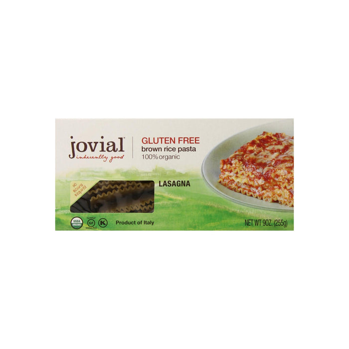 Jovial Organic Gluten Free Brown Rice Pasta, Lasagna 9 oz