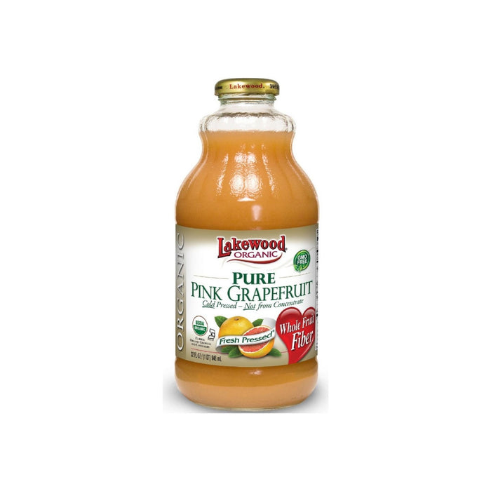 Lakewood Organic Pure Pink Grapefruit Juice 32 oz