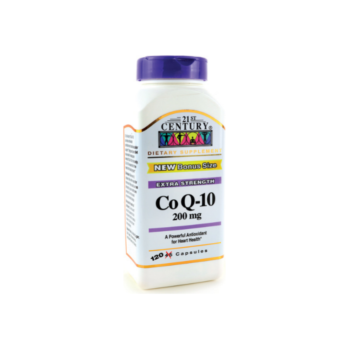 21st Century CoQ10 200 mg Capsules 120 ea