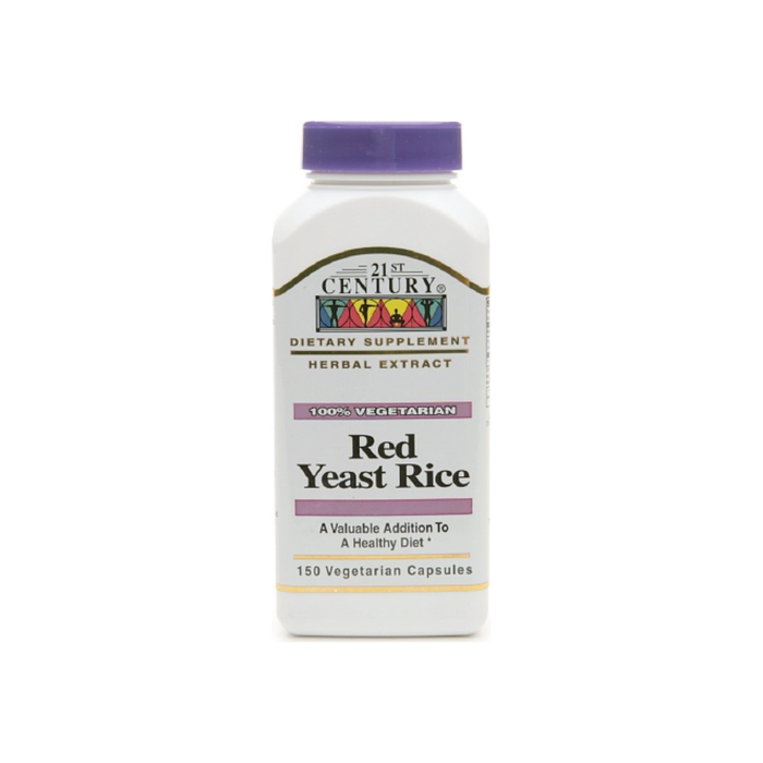 21st Century Red Yeast Rice Vegetarian Capsules 150 ea
