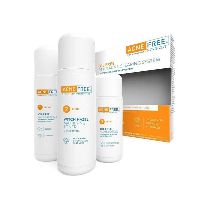 AcneFree 24 Hour Acne Clearing System 1 kit