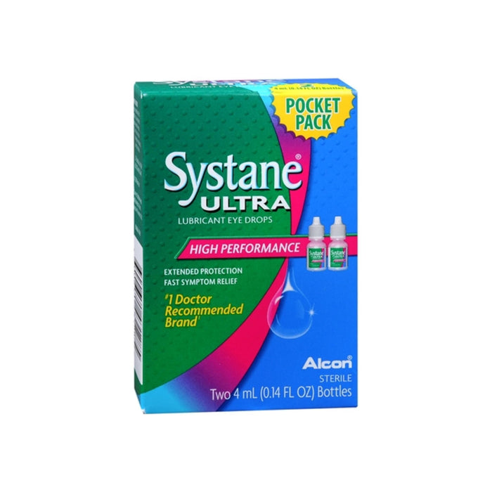 Systane Ultra Lubricant Eye Drops Pocket Pack 8 mL
