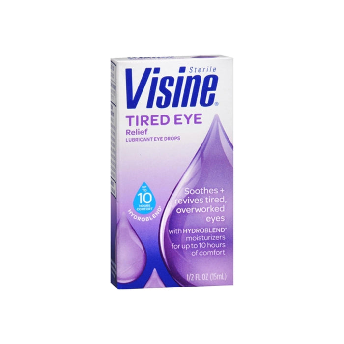 Visine Tired Eye Relief Eye Drops 0.50 oz