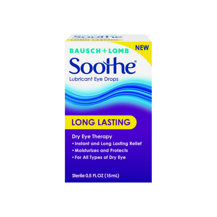 Bausch + Lomb Soothe Long Lasting Lubricant Eye Drops 0.5 oz