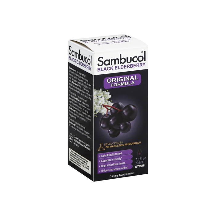 Sambucol Black Elderberry Syrup, Original Formula 7.8 oz