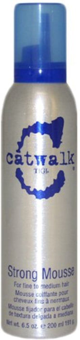 TIGI Catwalk BLUE Strong Mousse, 6.5 oz