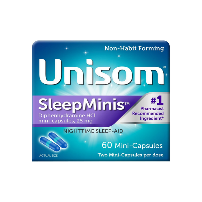 Unisom Sleep Mini's Capsules, 60 ct