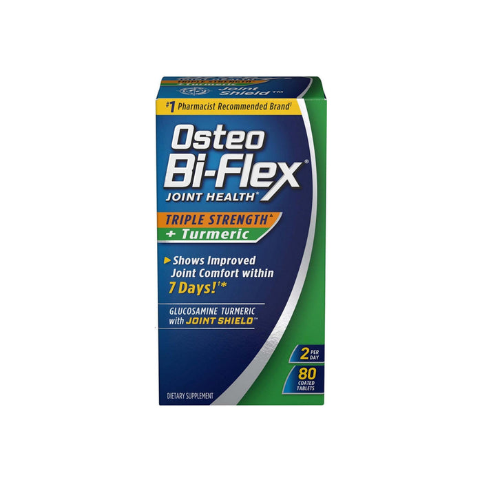 Osteo Bi-Flex Joint Health Triple Strength + Turmeric Tablets 80 ea