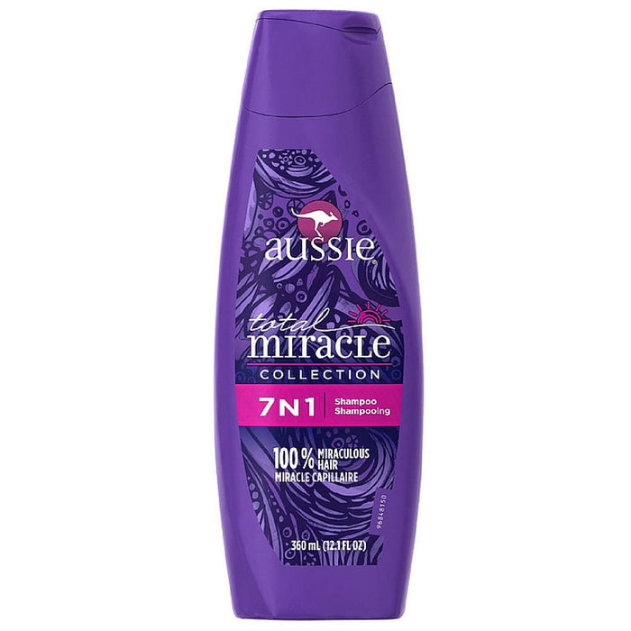 Aussie Total Miracle Collection 7N1 Shampoo 12.10 oz