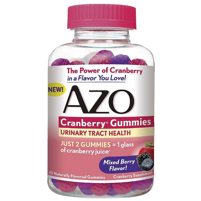 AZO Cranberry Gummies Urinary Tract Health, 40 ea