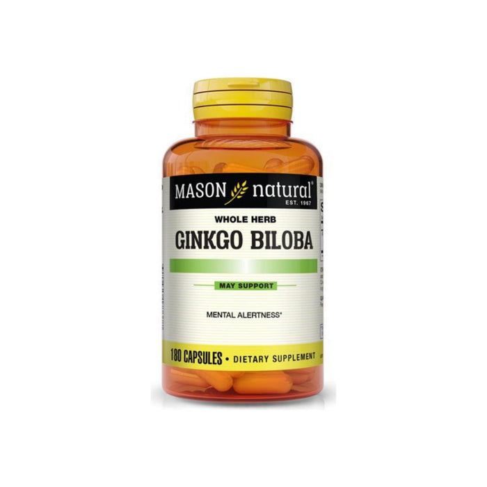 Mason Natural Ginkgo Biloba Capsules 180 ea