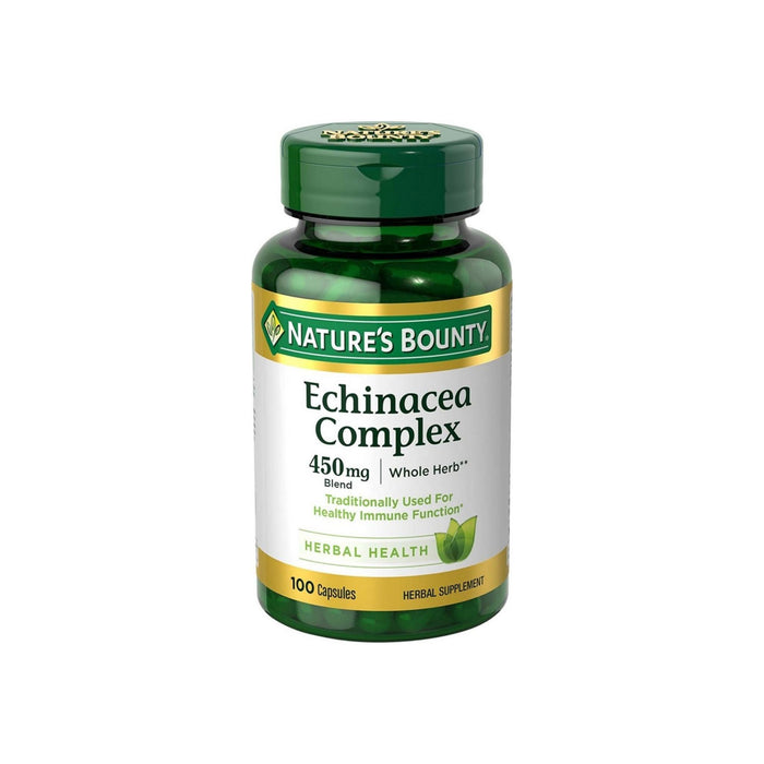 Nature's Bounty Echinacea Complex 450 mg Capsules 100 ea