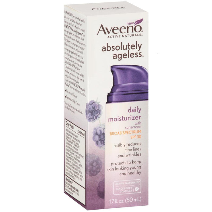 AVEENO Active Naturals Absolutely Ageless Daily Moisturizer, Blackberry 1.7 oz