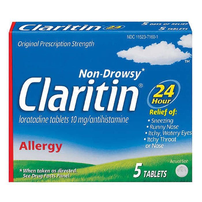 CLARITIN 24 Hour Non Drowsy Allergy Tablets 5 ea