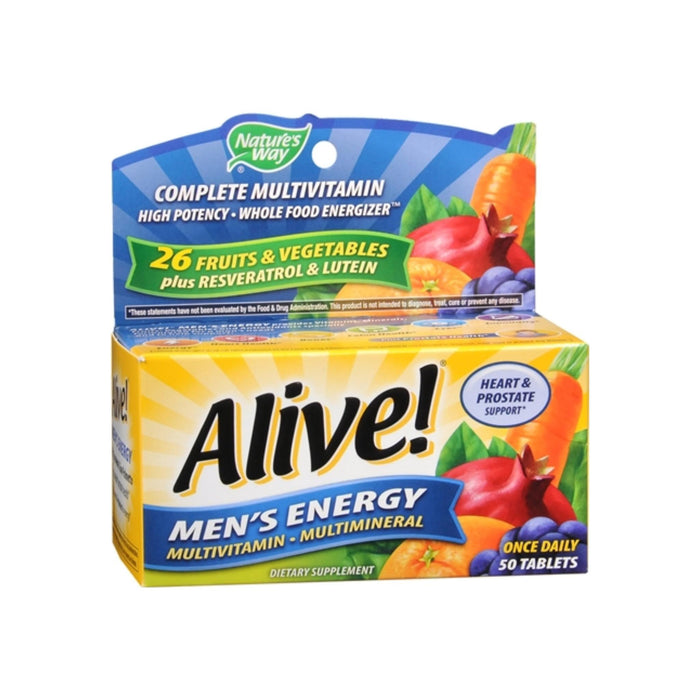 Alive! Tablets Men's Energy 50 ea
