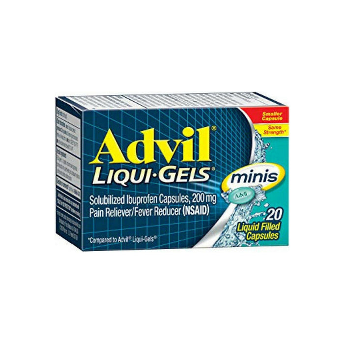 Advil Liqui-Gels Minis Pain Reliever 20 ea