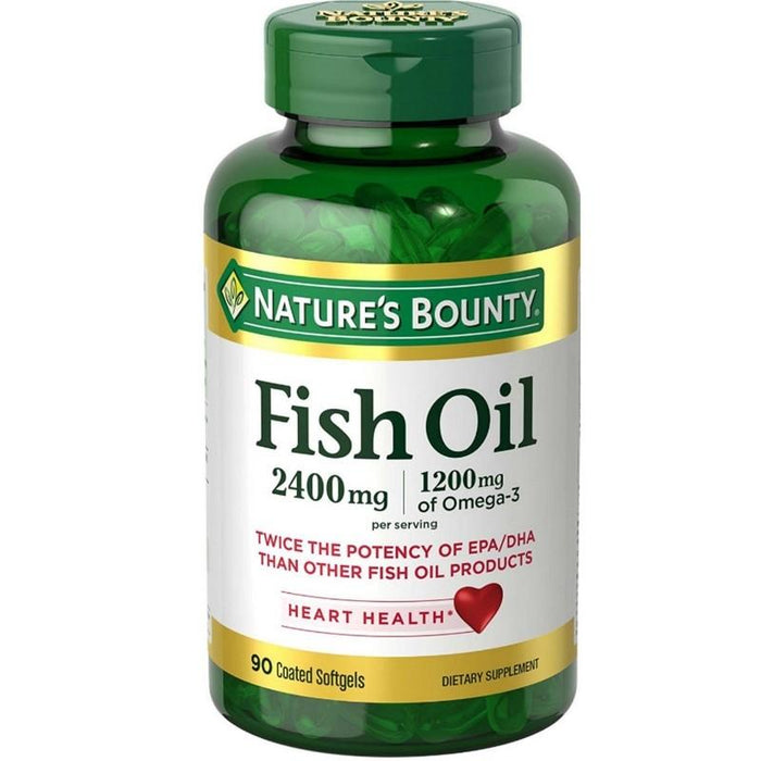 Nature's Bounty Fish 2400 mg OilSoftgels 90 ea