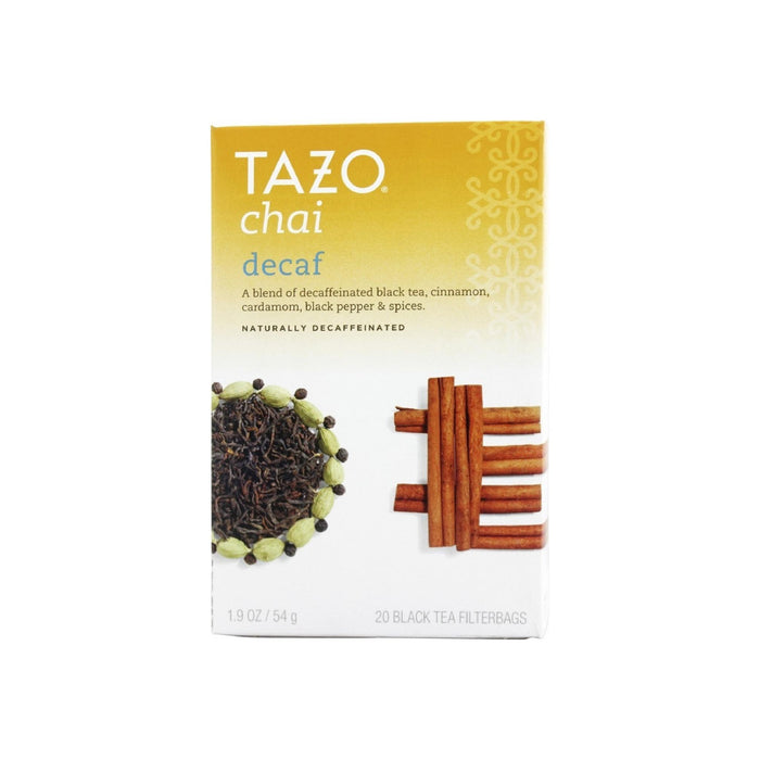 Tazo Decaffeinated Black Tea, Chai 20 ea
