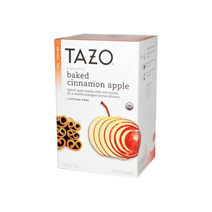 Tazo Herbal Tea Bags, Organic Baked Cinnamon Apple 20 ea
