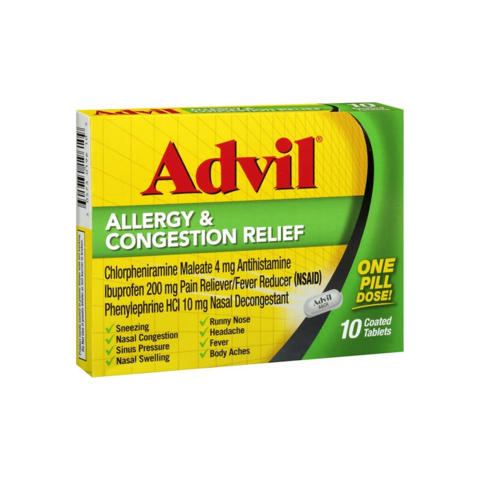 Advil Allergy & Congestion Relief Tablets
