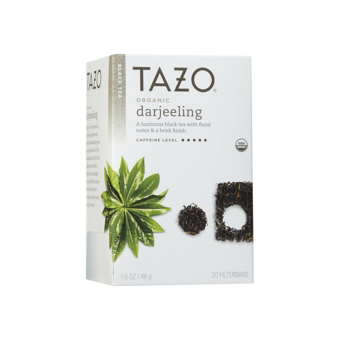 Tazo Organic Black Tea, Darjeeling 20 ea