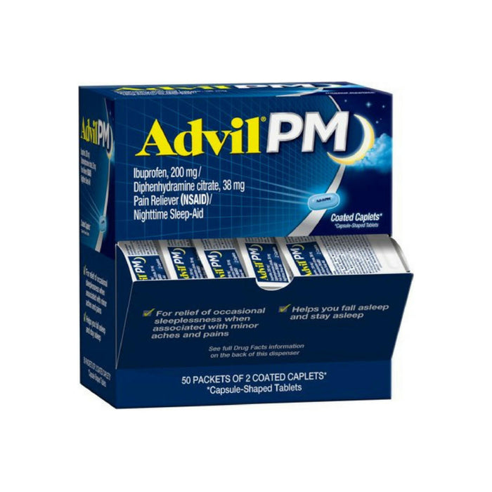 Advil PM  Pain Reliever with Sleep Aids 100 ea