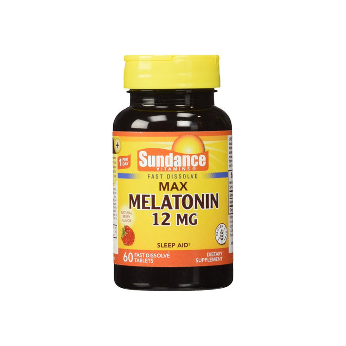 Sundance 12 Mg Melatonin Tablets 60 ea