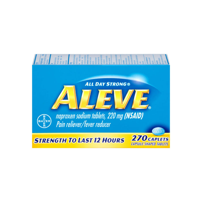 Aleve Pain Reliever/Fever Reducer, 270 Caplets