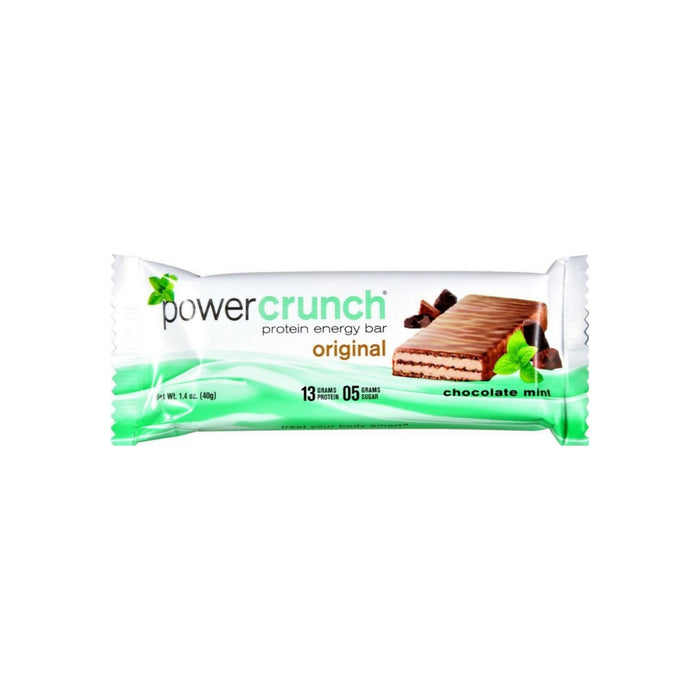 Power Crunch Protein Energy Bar, 1.4 oz bars, Chocolate Mint 12 ea
