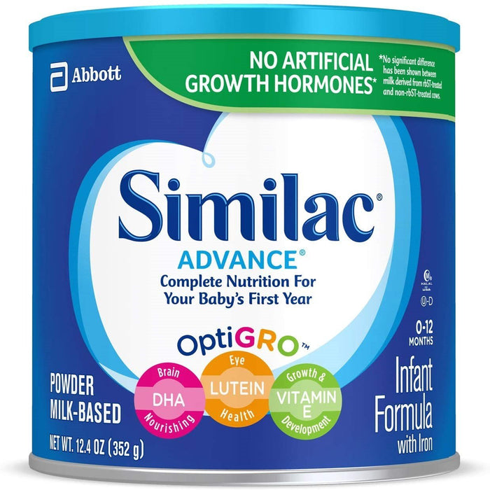 Similac Advance Infant Formula with Iron, Baby Formula Powder, 12.4 oz