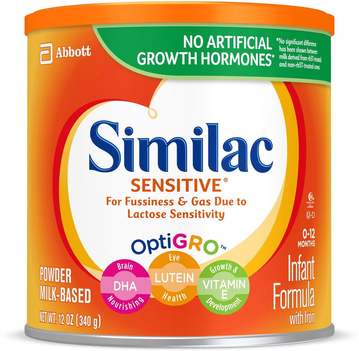 Similac Sensitive Infant Formula with Iron, Powder, 12 oz
