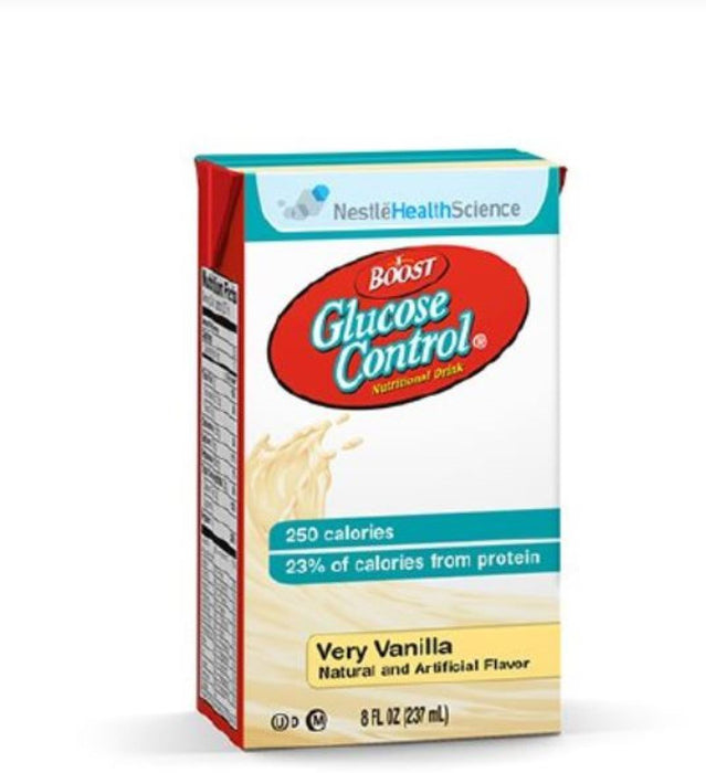 Boost Glucose Control Oral Supplement Vanilla Flavor 8 oz, 27 Count