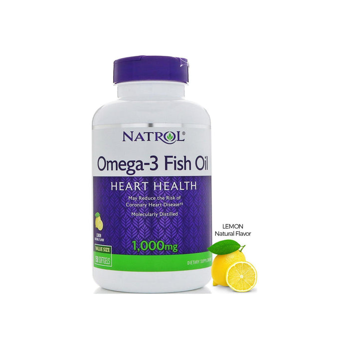 Natrol Omega-3 Fish Oil 1000mg, 150 Softgels