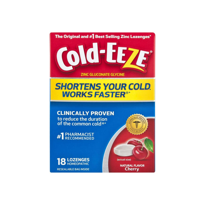 COLD-EEZE Cold Remedy Sugar Free Lozenges, Wild Cherry 18 ea