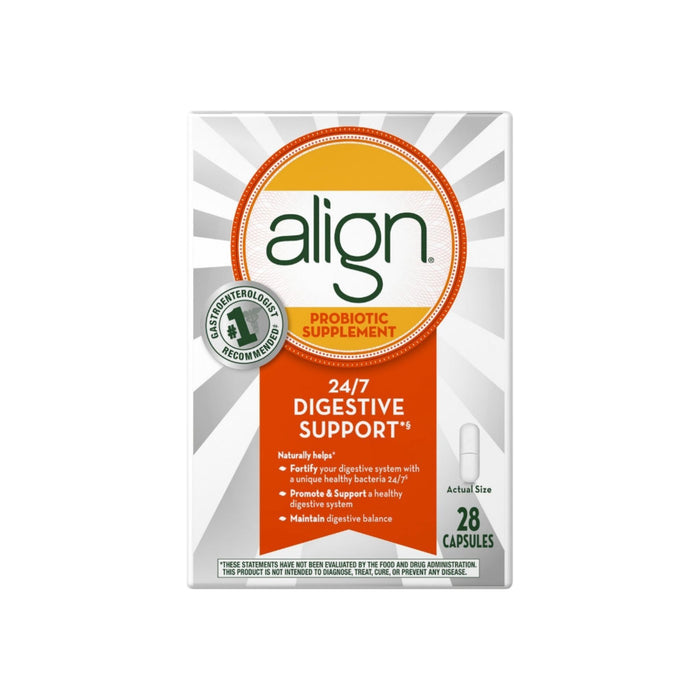 Align Probiotic Supplement 24/7 Digestive Support, 28 Capsules