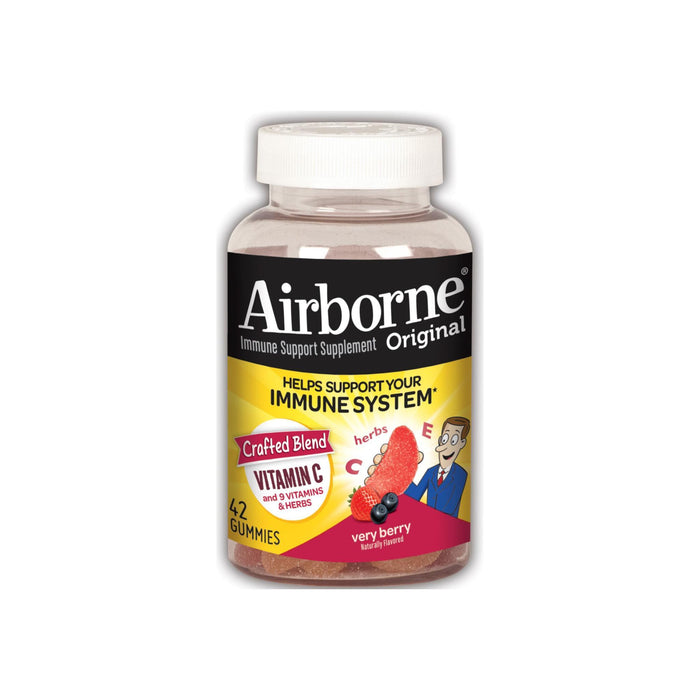Airborne Immune Support Gummies- Very Berry  12 ea