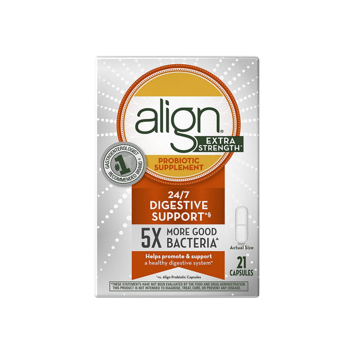 Align Extra Strength Daily Probiotic Supplement, Probiotics Supplement Capsules 21 ea