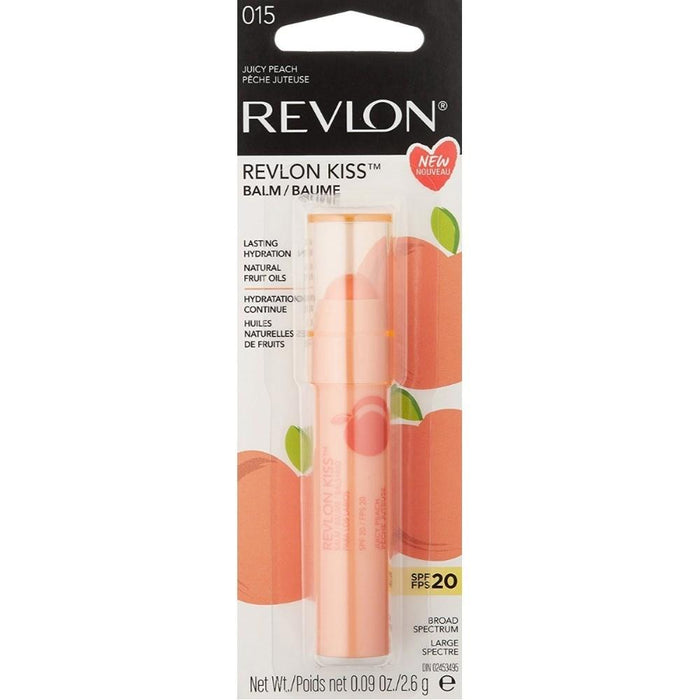 Revlon Kiss Lip Balm, Juicy Peach 0.09 oz