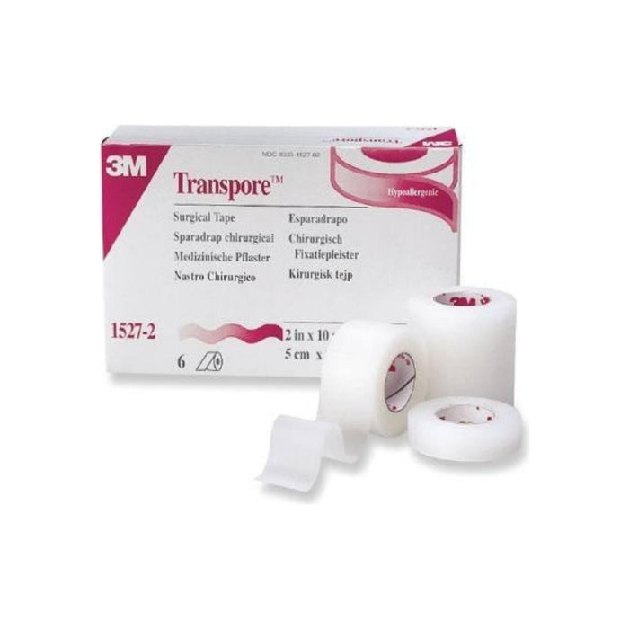 3M #1527-0  Transpore Tape 1/2 Inch X 10 Yds  1 ea