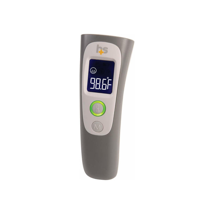 Digital Forehead Thermometer for Fever - Non-Contact for a Baby, Child or Adult - Measures Body, Object & Ambient Temperature - Gray - 1 ea