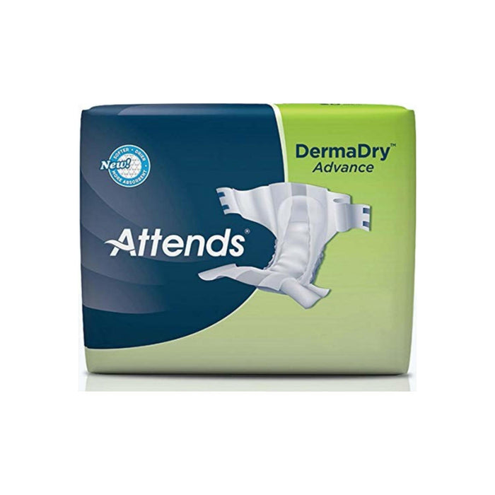 Adult Incontinent Brief Attends Advanced Tab Closure 2XLarge Disposable Heavy Absorbency - 12 ea
