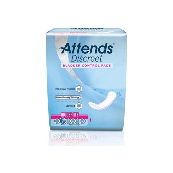 Attends Discreet Bladder Control Pads, Moderate Absorbency Liner Pads, ADPMOD- 20 ea