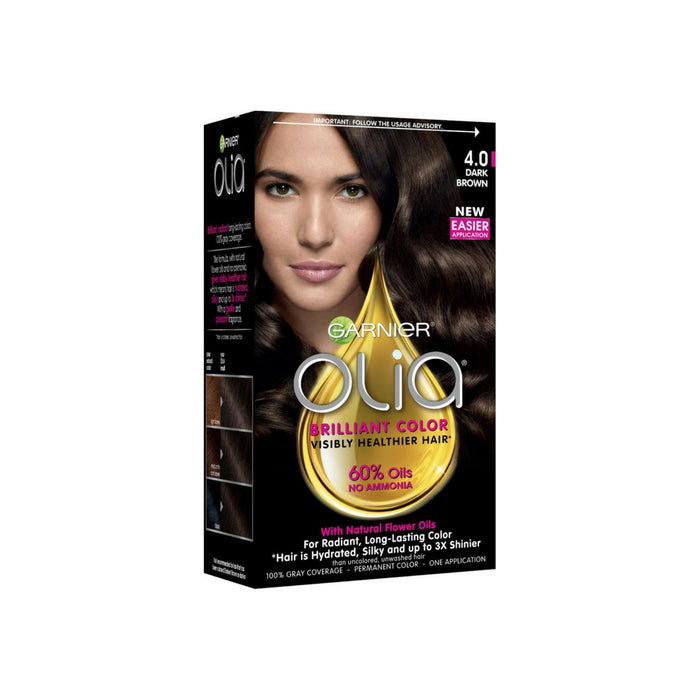 Garnier Olia Ammonia Free Hair Color [4.0] Dark Brown 1 ea