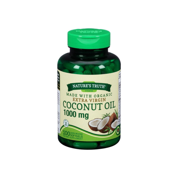 Nature's Truth Extra Virgin Coconut Oil 1000 mg, 100 ea