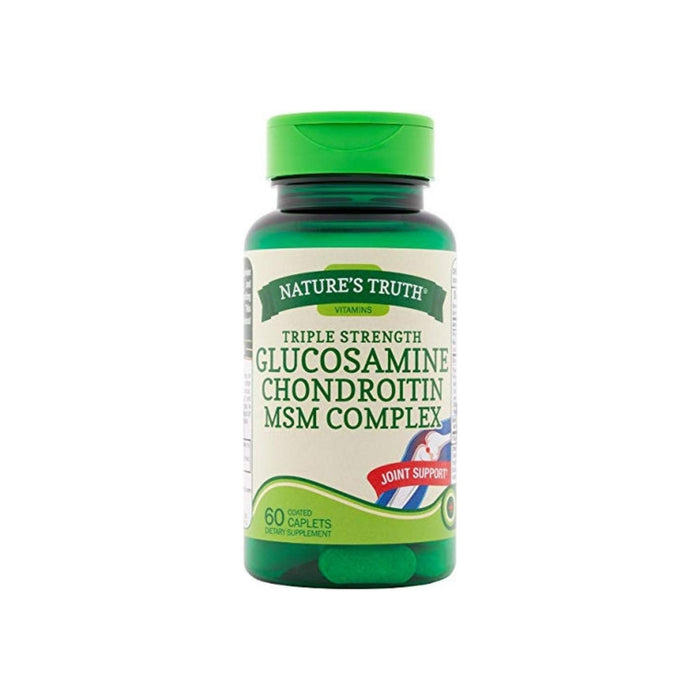 Nature's Truth Triple Strength Glucosamine Chondroitin MSM Complex, 60 ea